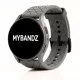 Mybandz Dimension szilikon óraszíj-szürke/22mm