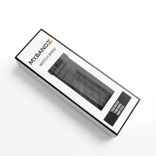 Mybandz Dimension szilikon óraszíj-szürke/22mm