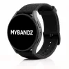 Mybandz Dimension szilikon óraszíj-fekete/22mm