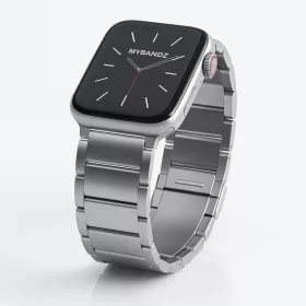 Apple Watch Titán fém óraszíj /ezüst/ 44/45/46/49 mm