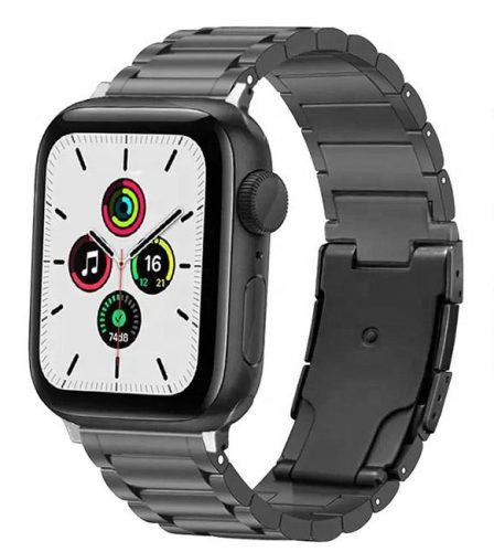 Apple Watch Titán fém óraszíj /grafit/ 44/45/46/49 mm