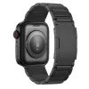 Apple Watch Titán fém óraszíj /fekete/ 44/45/46/49 mm