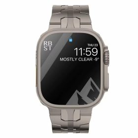   Apple Watch Space gyors záras fém óraszíj /titánszínű/ 44/45/46/49 mm