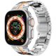 Apple Watch Space fém óraszíj /ezüst-narancs/ 44/45/46/49 mm