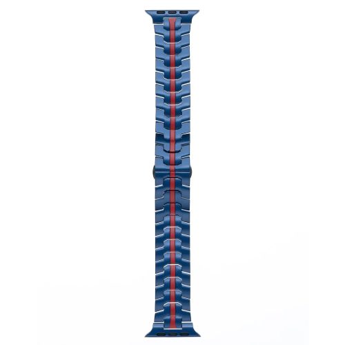 Apple Watch Space fém óraszíj /kék-piros/ 44/45/46/49 mm