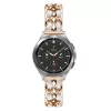 Mybandz  fém és bőr karkötő óraszíj /rosegold-fehér/ 20 mm