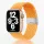 Apple Watch állítható fonott óraszíj /sárga/ 40/41 és 42mm