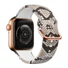 Apple Watch csatos szilikon óraszíj /kígyóbőr/ 40/41 és 42mm