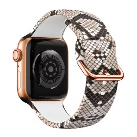   Apple Watch csatos szilikon óraszíj /kígyóbőr/ 40/41 és 42mm