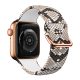 Apple Watch csatos szilikon óraszíj /kígyóbőr/ 44/45/46/49 mm