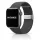Apple Watch állítható fonott óraszíj /szürke/ 40/41 és 42mm