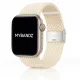 Apple Watch állítható fonott óraszíj /bézs/ 40/41 és 42mm