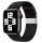 Apple Watch állítható fonott szövet óraszíj /fekete/ 44/45/46/49 mm