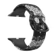 Apple Watch csatos szilikon óraszíj /blackflower/ 40/41 és 42mm