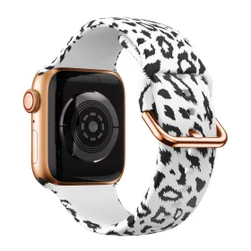   Apple Watch csatos szilikon óraszíj /hópárduc/ 40/41 és 42mm