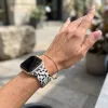 Apple Watch csatos szilikon óraszíj /hópárduc/ 40/41 és 42mm