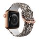 Apple Watch csatos szilikon óraszíj /leopárd/ 44/45/46/49 mm