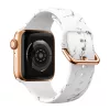 Apple Watch csatos szilikon óraszíj /márvány/ 40/41/42 mm