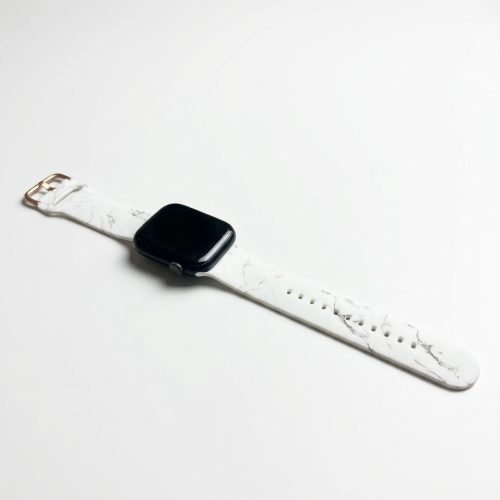 Apple Watch csatos szilikon óraszíj /márvány/ 44/45/46/49 mm