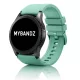 MYBANDZ Szilikon óraszíj ezüstös csattal /babakék/ 22mm