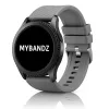 MYBANDZ Szilikon óraszíj fém csattal /szürke/ 22mm