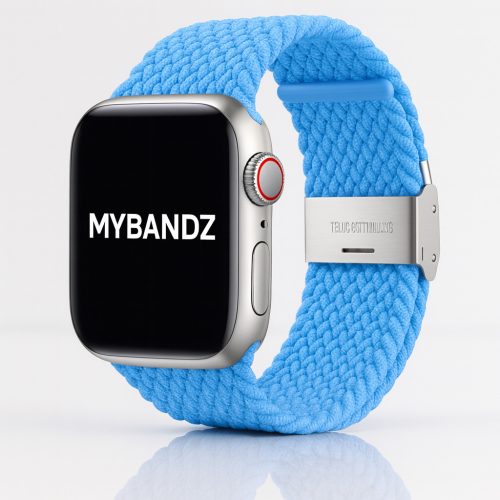Apple Watch állítható fonott szövet óraszíj /égszínkék/ 44/45/46/49 mm