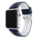 Apple Watch csatos szilikon óraszíj /kék-fehér/ 40/41 és 42mm
