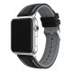 Apple Watch csatos szilikon óraszíj /fekete-szürke/ 40/41 és 42mm