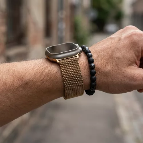 Apple Watch milánói fém óraszíj /rosegold/ 44/45/46/49 mm