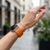 Apple Watch két részes mágneses szilikon pánt /narancs/42/44/45/49 mm