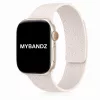Apple Watch Litchi mágneses szilikon óraszíj /bézs/ 44/45/46/49 mm