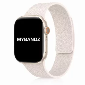  Apple Watch Litchi mágneses szilikon óraszíj /bézs/ 44/45/46/49 mm