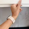 Apple Watch Litchi mágneses szilikon óraszíj /bézs/ 44/45/46/49 mm