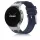 Mybandz Element szilikon óraszíj-Samsung Galaxy Watch 4-5-6-7/mélykék-ezüst/20mm