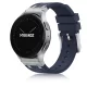 Mybandz Element szilikon óraszíj-Samsung Galaxy Watch 4-5-6-7/mélykék-ezüst/20mm