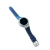 Mybandz Element szilikon óraszíj-Samsung Galaxy Watch 4-5-6-7/mélykék-ezüst/20mm