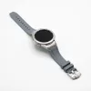 Mybandz Element szilikon óraszíj-Samsung Galaxy Watch 4-5-6-7/antracitszürke-ezüst/20mm