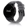 Mybandz Element szilikon óraszíj-Samsung Galaxy Watch 4-5-6-7/antracitszürke-fekete/20mm