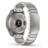 Mybandz Titán Oyster fém óraszíj / ezüst (Garmin 22 mm-es QF)