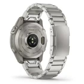   Mybandz Titán Oyster fém óraszíj / ezüst (Garmin 22 mm-es QF)