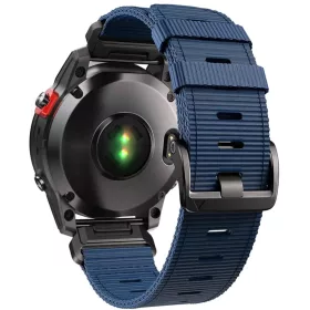 Mybandz Szövet óraszíj /kék (Garmin 22 mm-es QF)