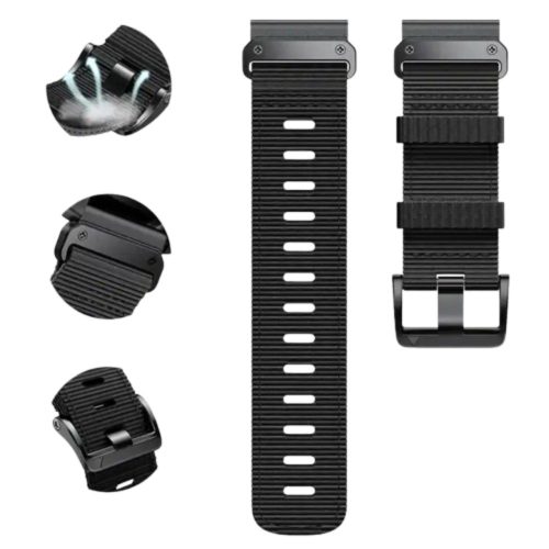 Mybandz Szövet óraszíj /khaki (Garmin 22 mm-es QF)