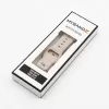Mybandz bordázott szilikon óraszíj-bézs/20mm