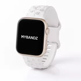 Apple Watch Rosy szilikon óraszíj-fehér 40/41 és 42mm