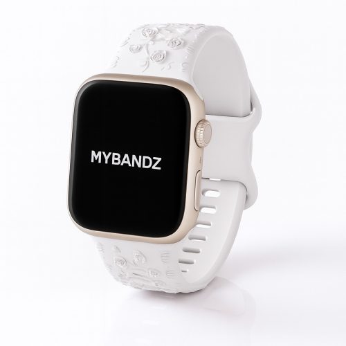 Apple Watch Rosy szilikon óraszíj-fehér 40/41 és 42mm