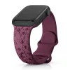 Apple Watch Rosy szilikon óraszíj-bordó 44/45/46/49 mm