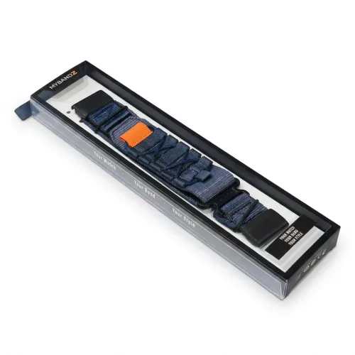 Mybandz Military tépőzáras szövet szíj-mélykék(22mm QuickFit )