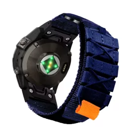   Mybandz Military tépőzáras szövet szíj-mélykék(26mm QuickFit )