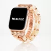 Apple Watch gyöngyös fém óraszíj-rosegold /40/41 és 42 mm