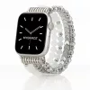 Apple Watch gyöngyös fém óraszíj-ezüst /44/45//46/49 mm